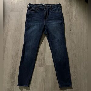 Hollister Women's Dark Blue Skinny Jeans